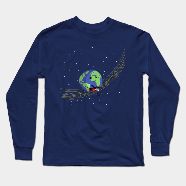 Happy Earth Day Long Sleeve T-Shirt by SallySparrow